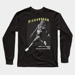 sha'carri richardson american runner fanmade Long Sleeve T-Shirt